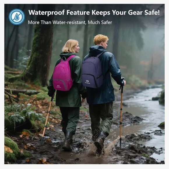 Ultra Lightweight Packable Backpack 20L grey - Picture 5 of 9